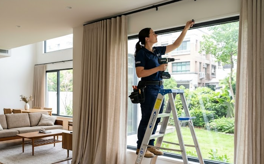 2026 窗簾安裝全攻略:DIY 定搵師傅?價錢、種類、避坑指南,新手必睇費事走寶!